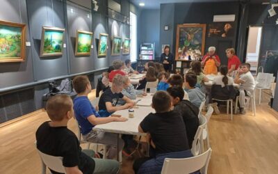Radionica izrade požiraka u Galeriji Mijo Kovačić – 4.d