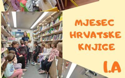 UČENICI 1. a OBILJEŽILI MJESEC HRVATSKE KNJIGE