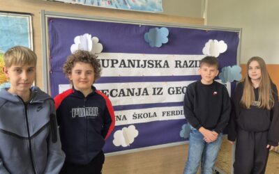 Županijsko natjecanje iz geografije – izvrsni rezultati naših učenika