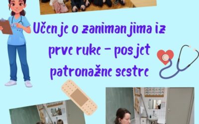 Učenje o zanimanjima iz prve ruke – posjet patronažne sestre